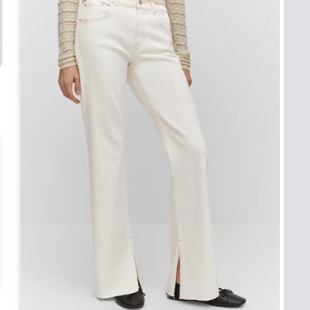 MANGO Slit Jeans - Picture 3 of 4